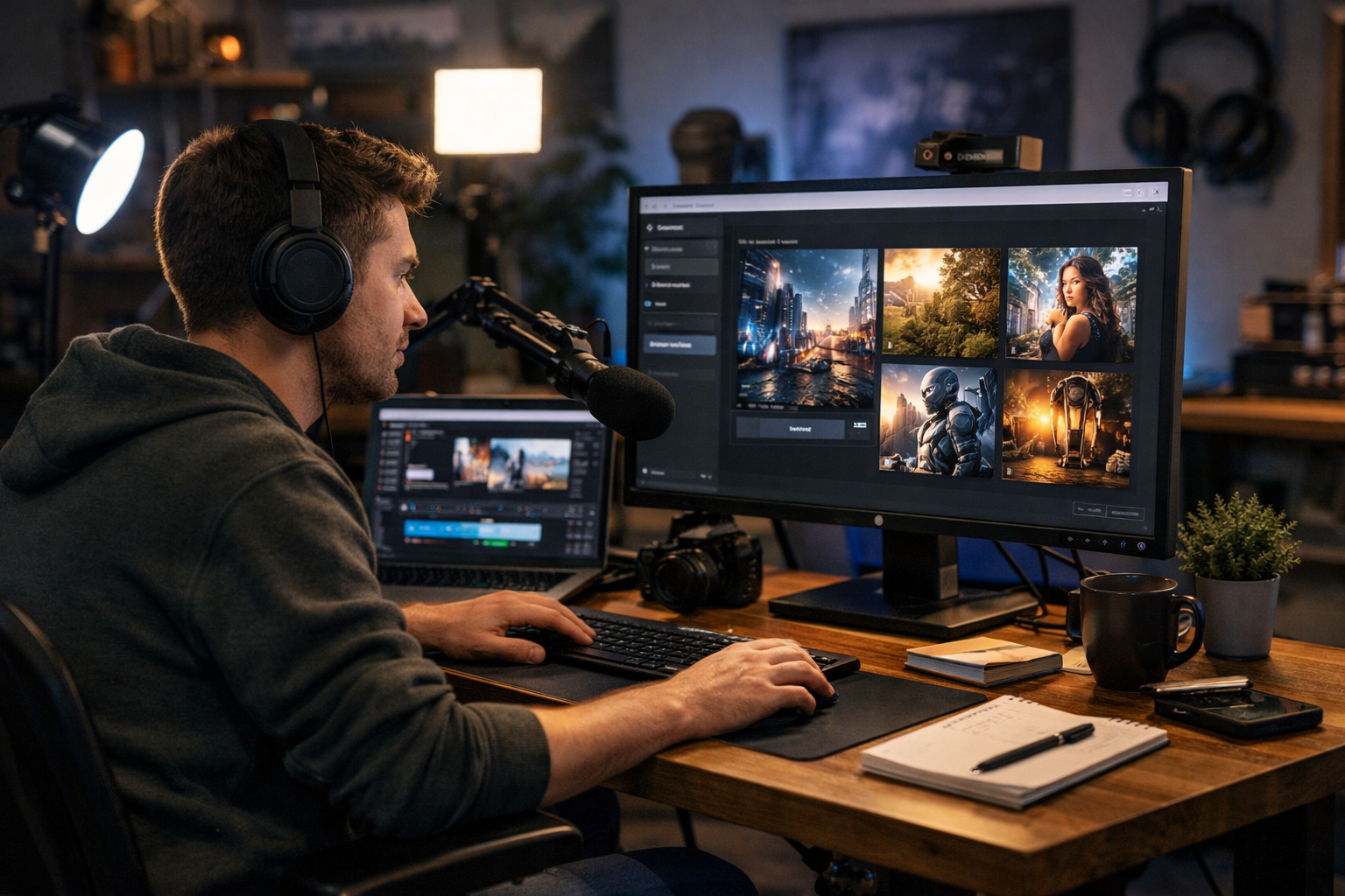 Content creator using AI