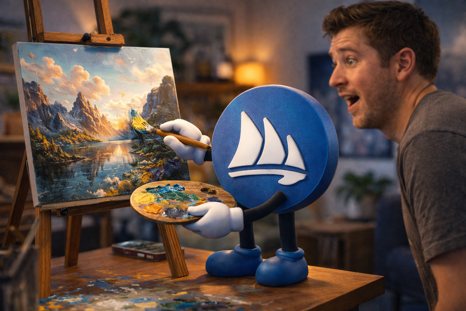 Midjourney AI painting artwork